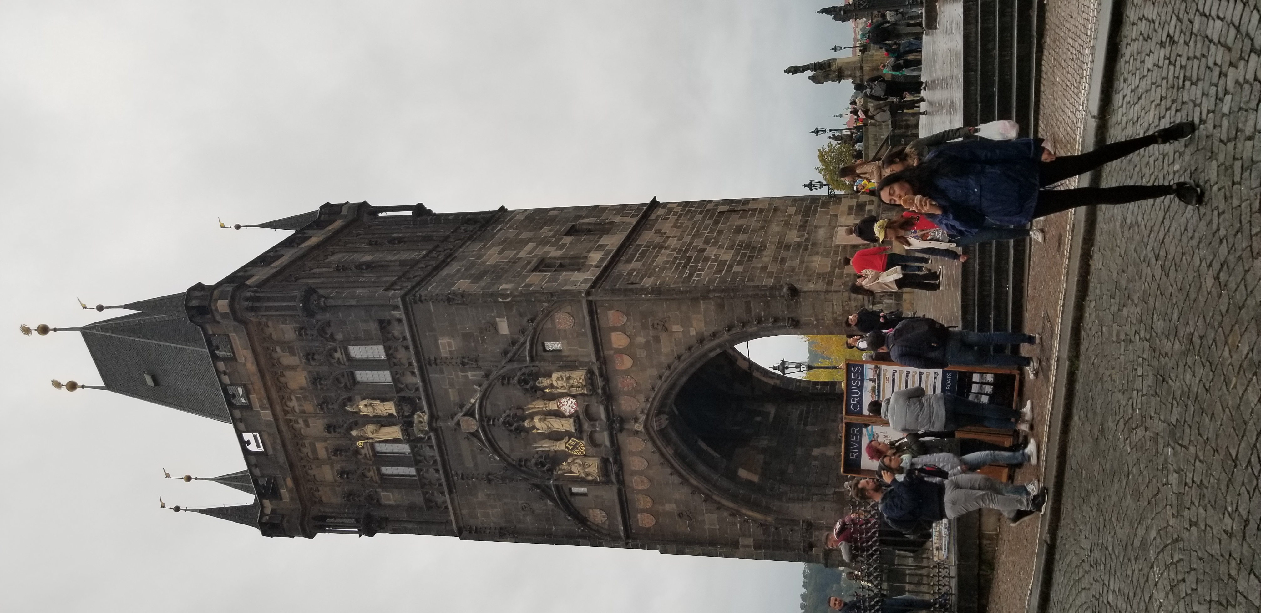 Zelzah enjoys an ice cream in Prague