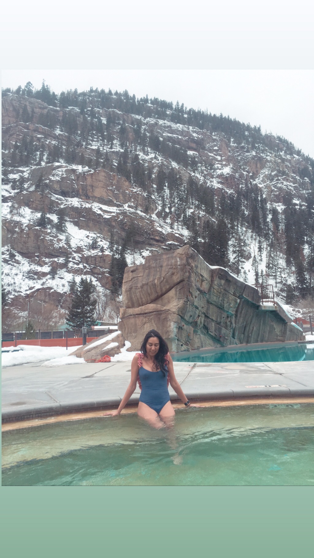 Hot springs pools in Ouray, Colorado