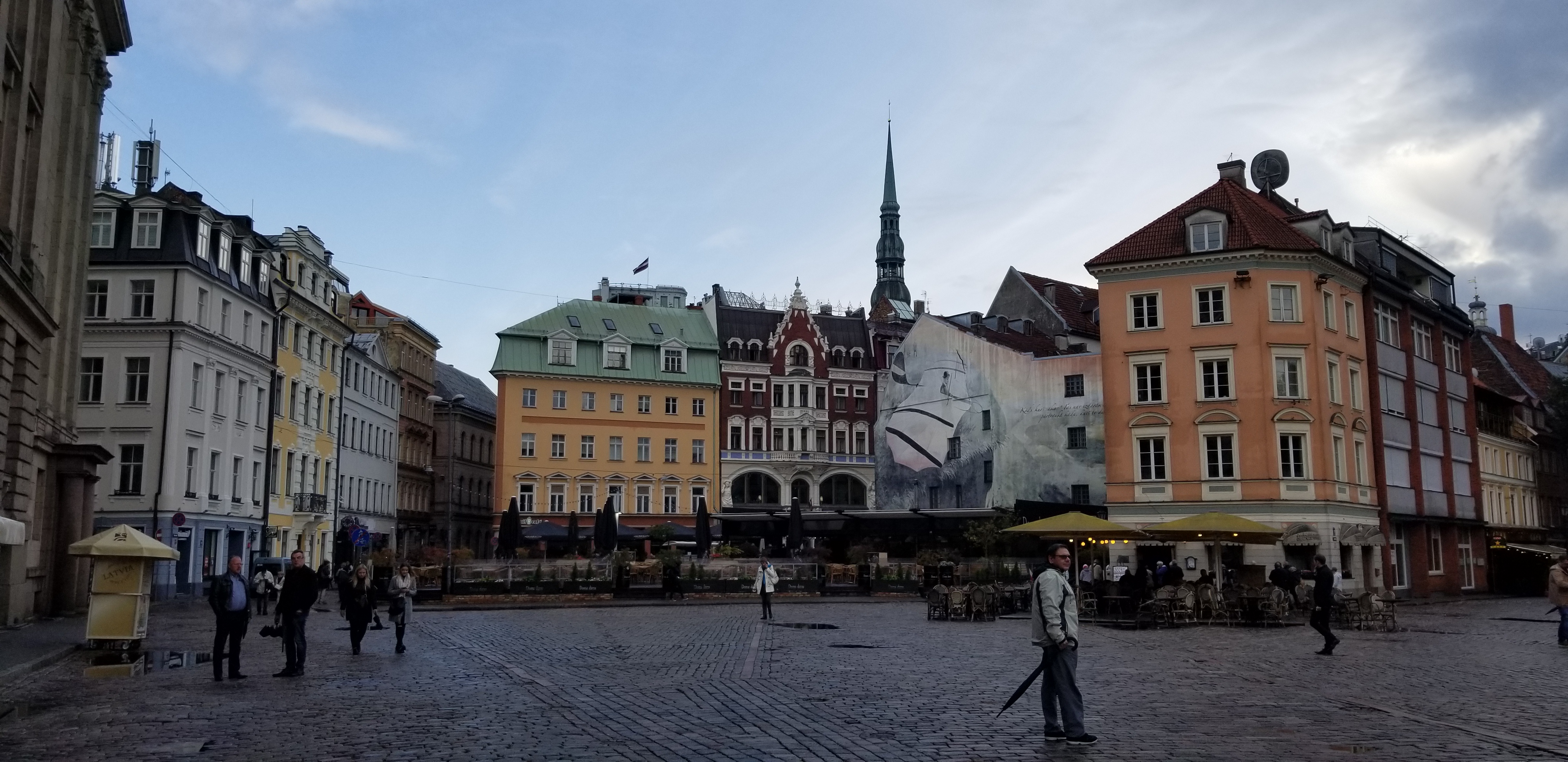 Central square in old town Riga