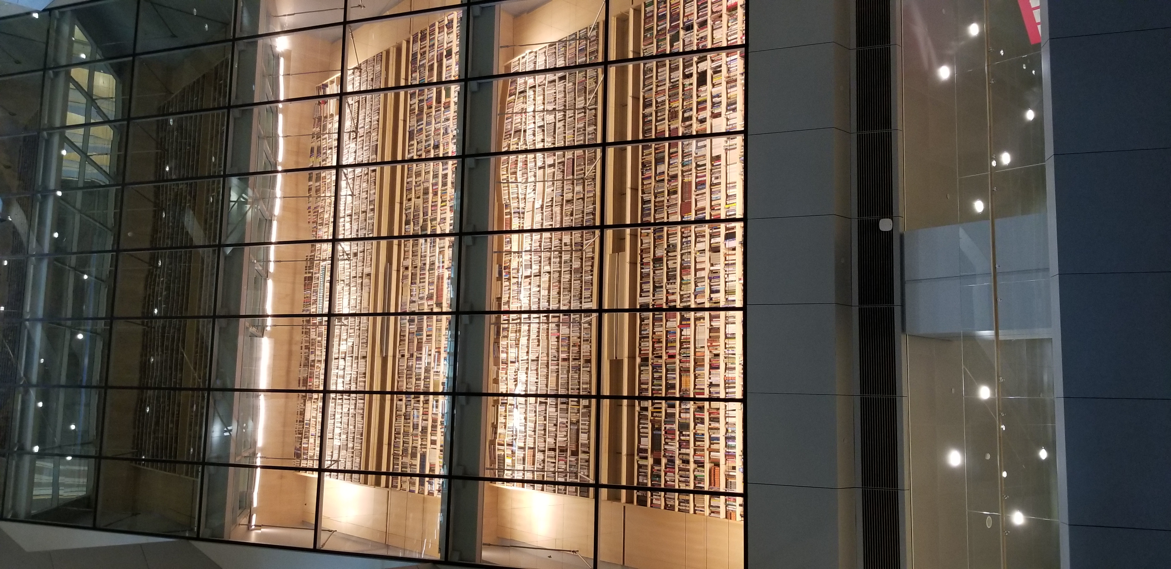 Inside of the Latvian National Library