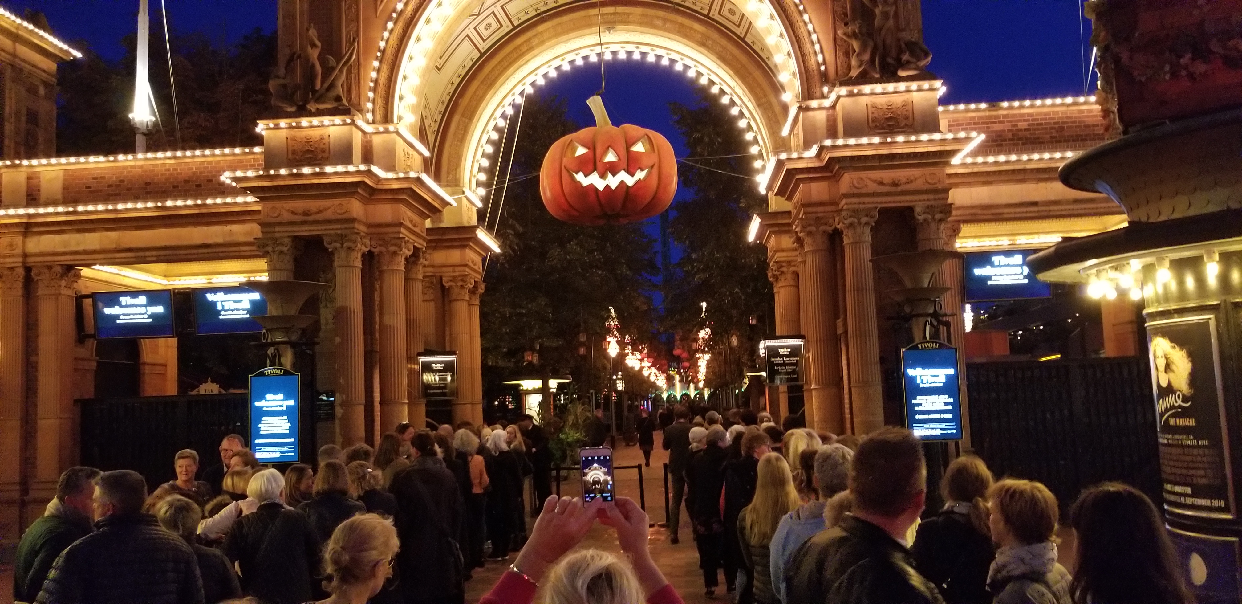 Tivoli Gardens, the oldest amusement park in the world. Copenhagen