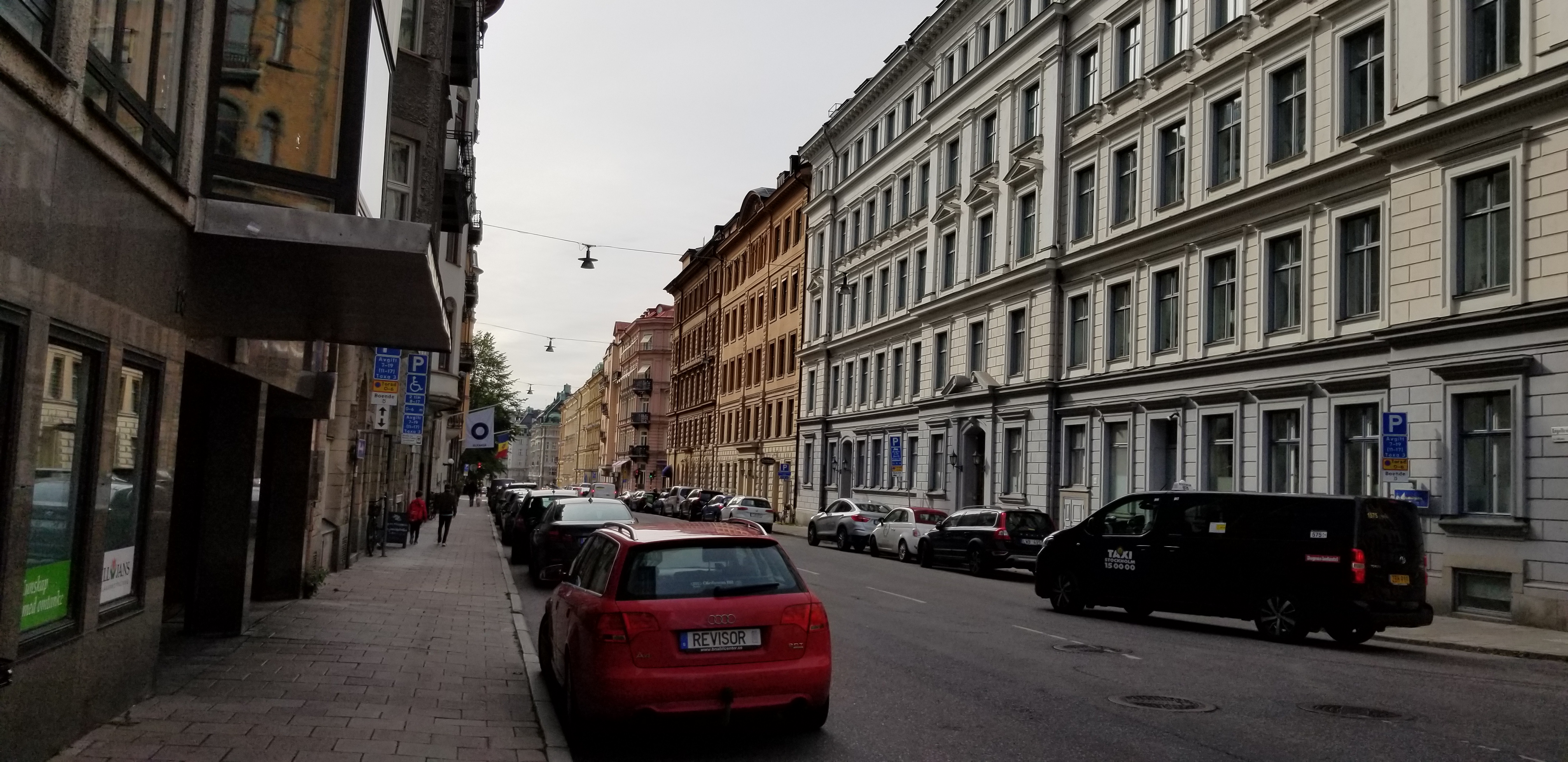 An average street in Stockholm. The architecture was amazing