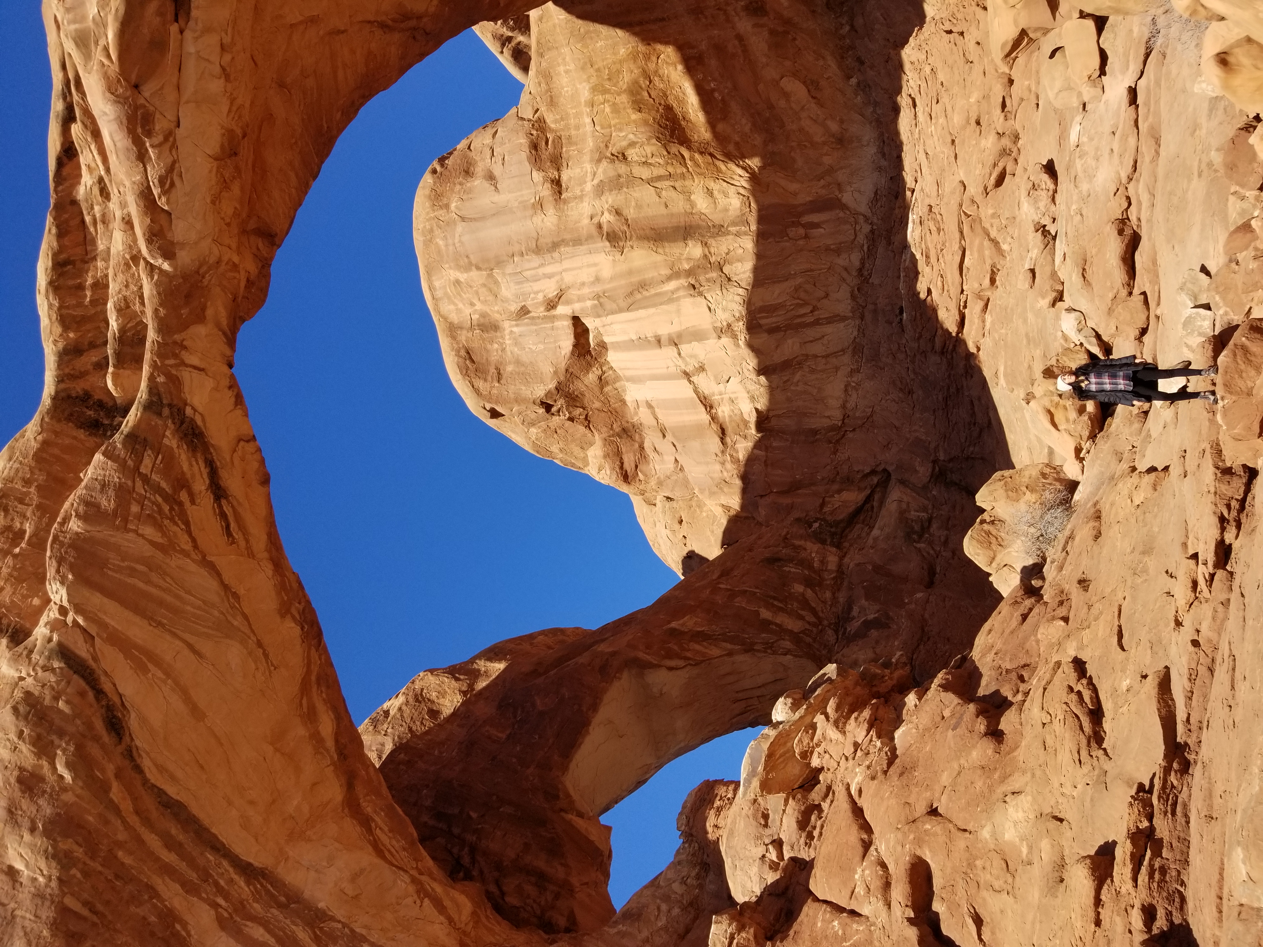 Double Arch in Arches National Park in Utah