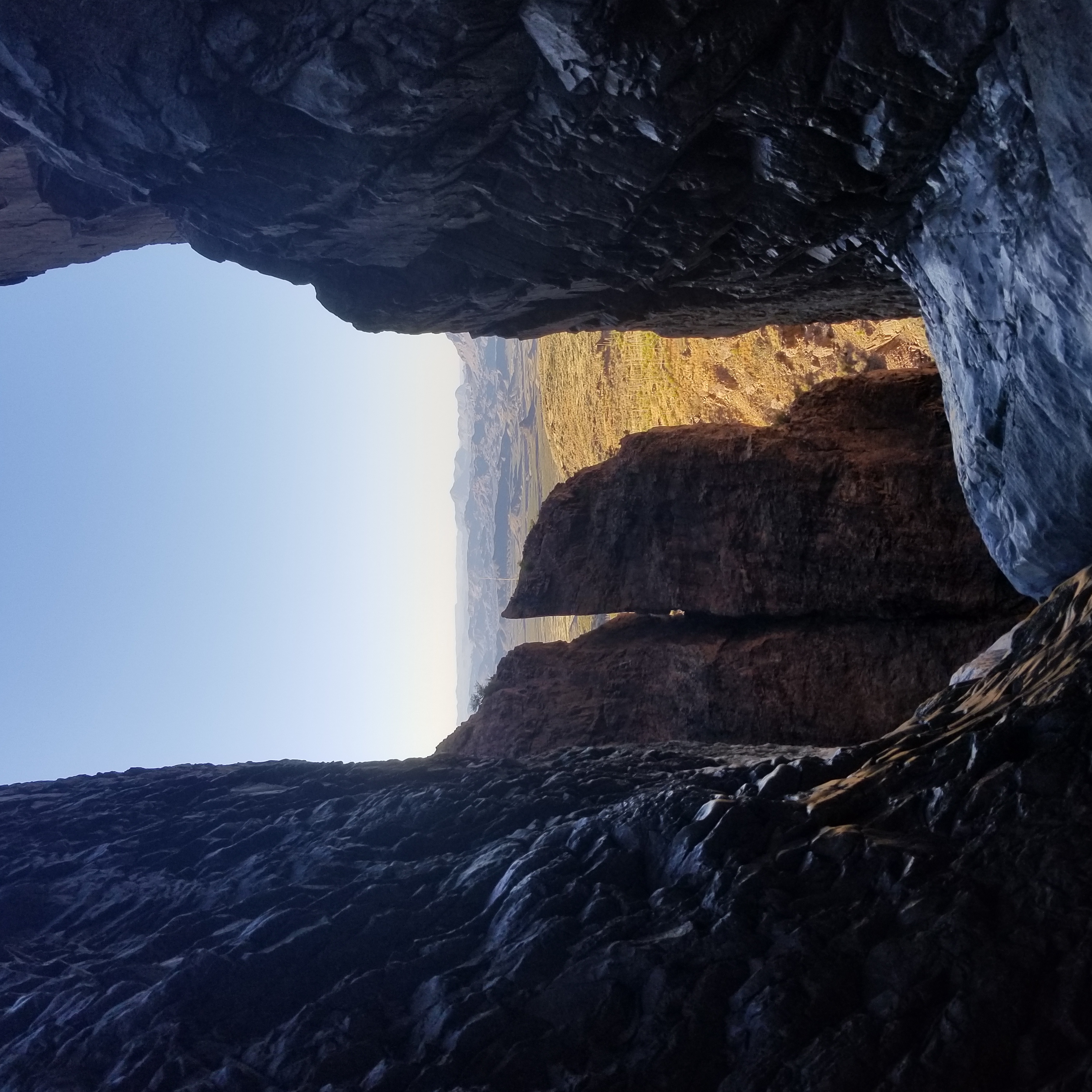 The window the Window Trail in Big Bend National Park is named for