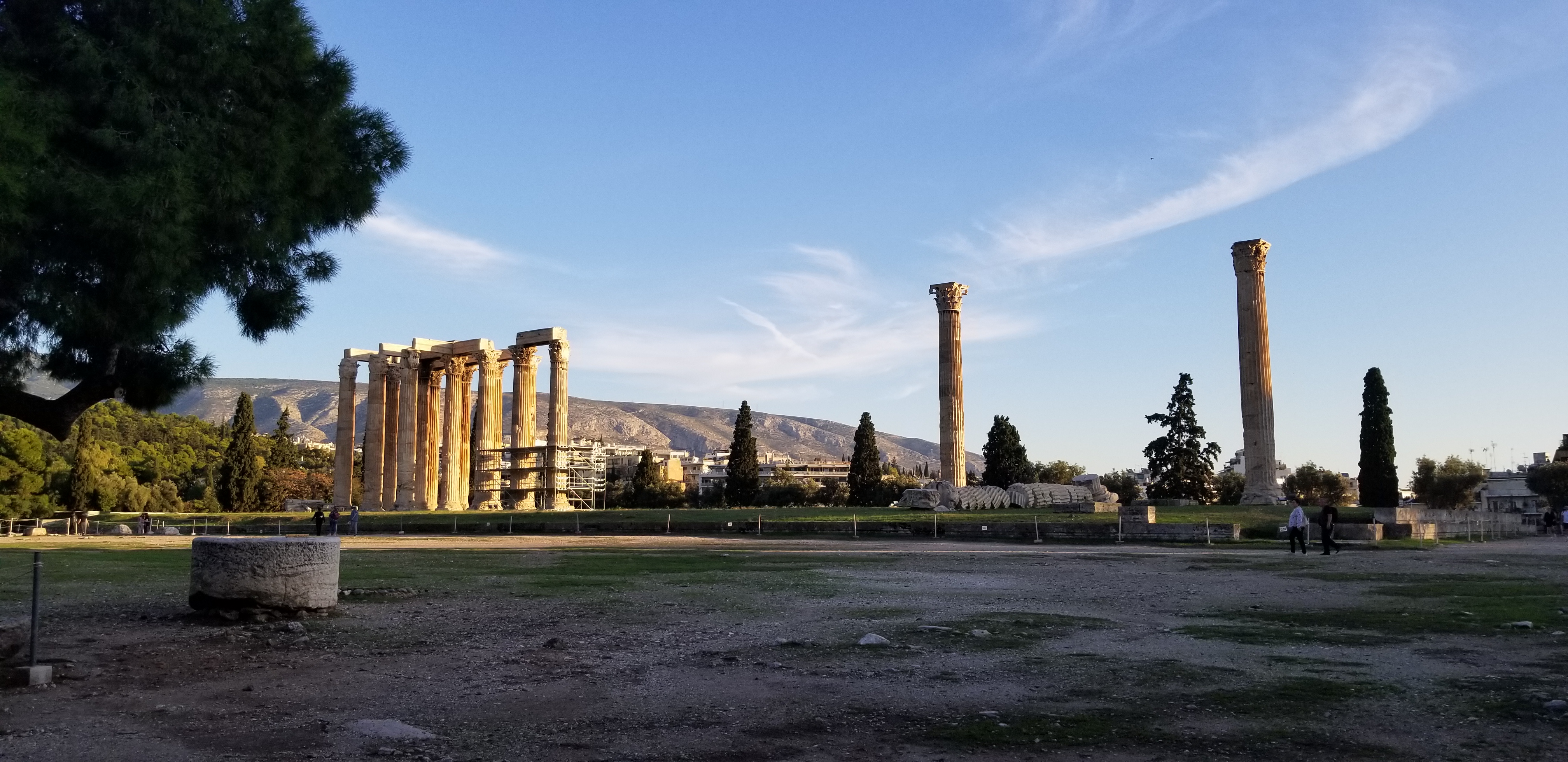 Ruins of Zeus's Temple in Athens