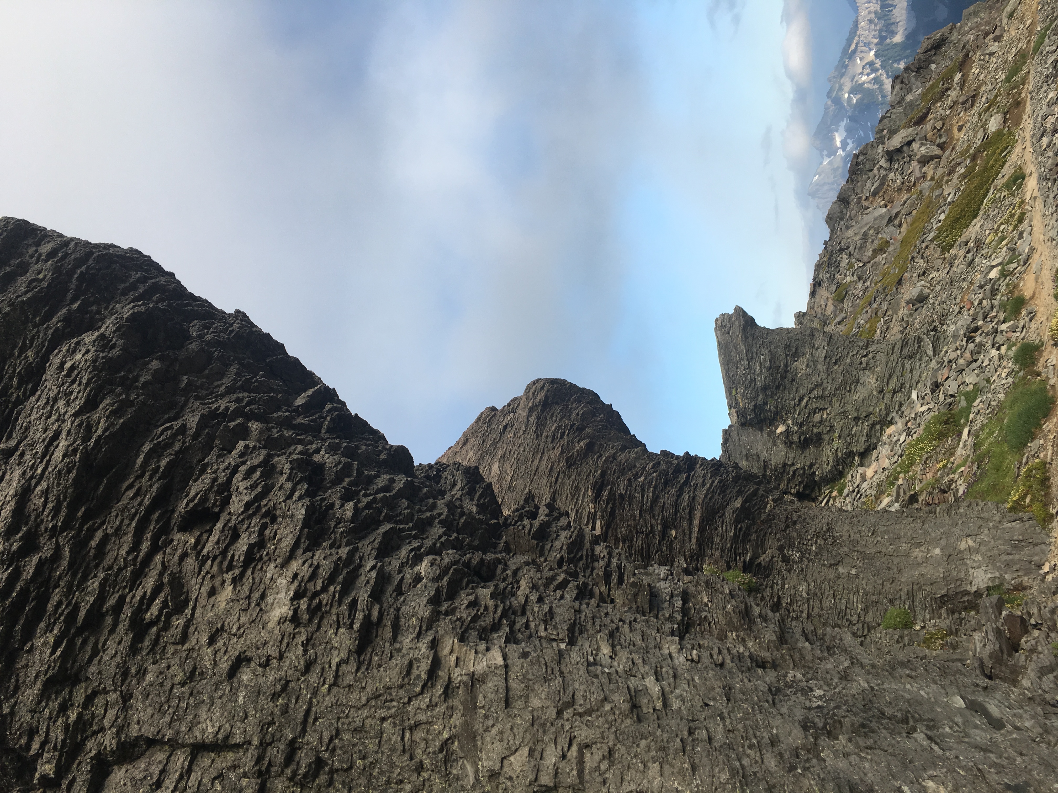 Cool volcanic rocks in Mount Rainier