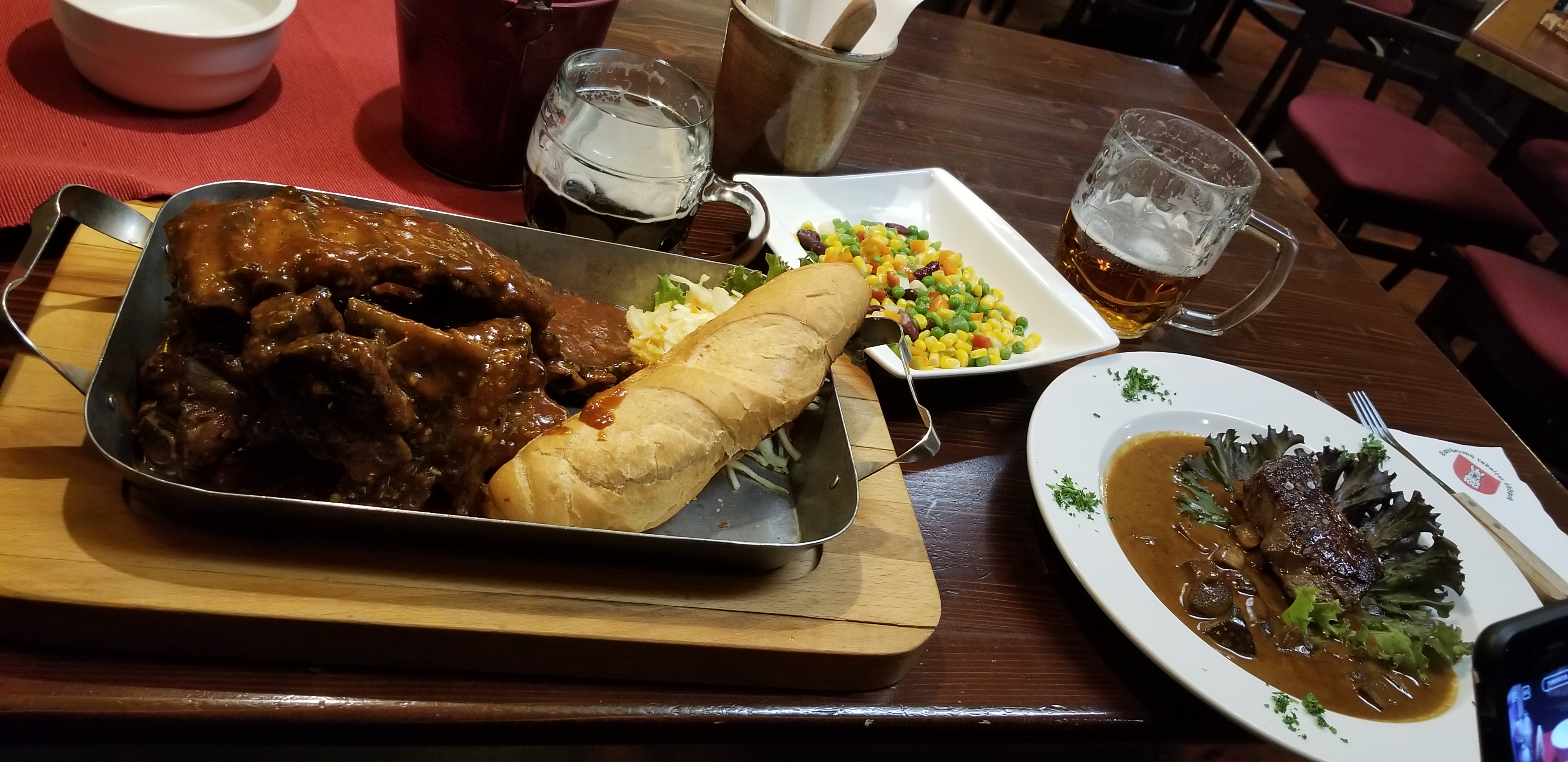 Traditional Czech food in Prague