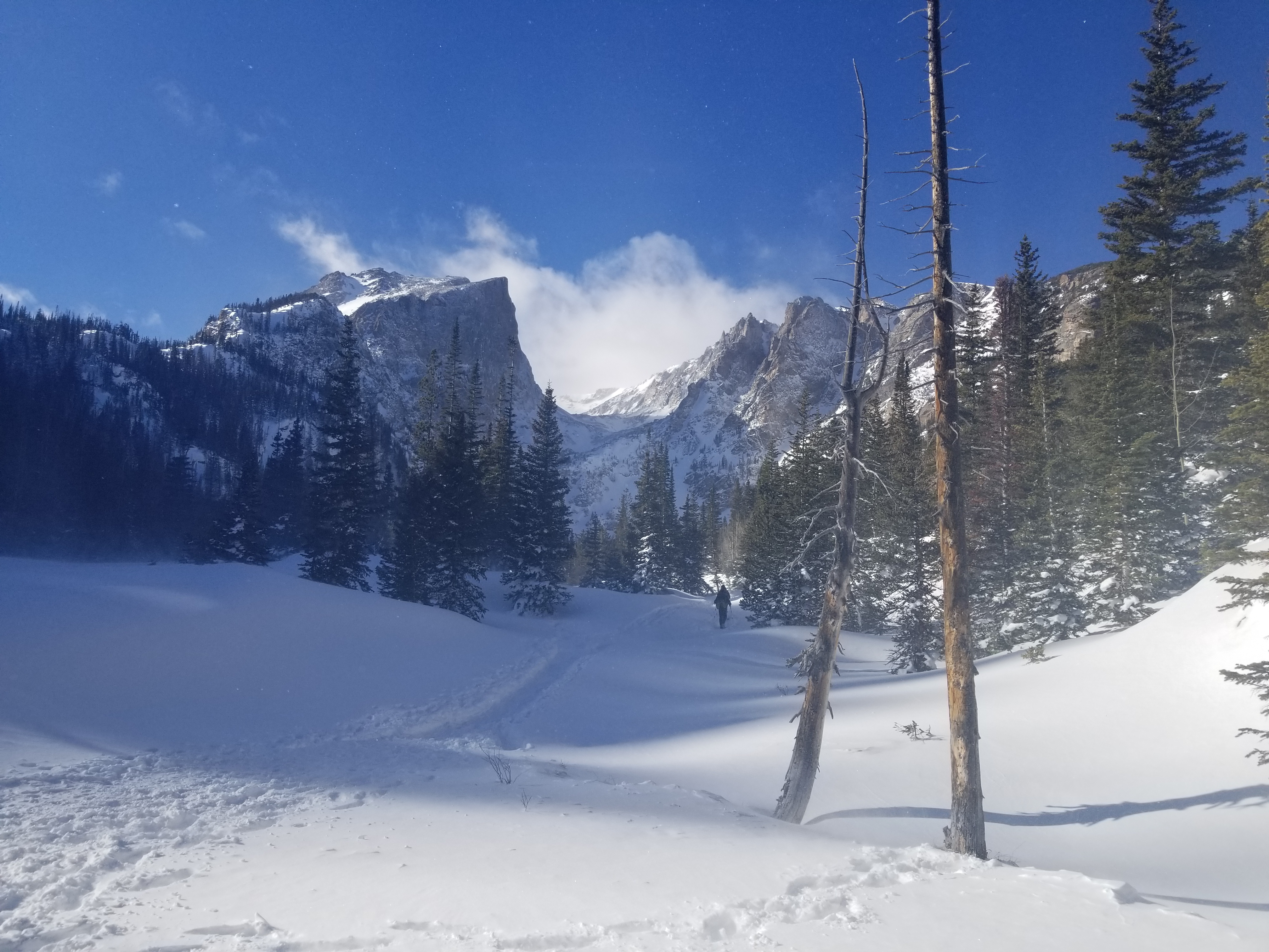 Pretty views during our hike to Emerald Lake in Rocky Mountain NP