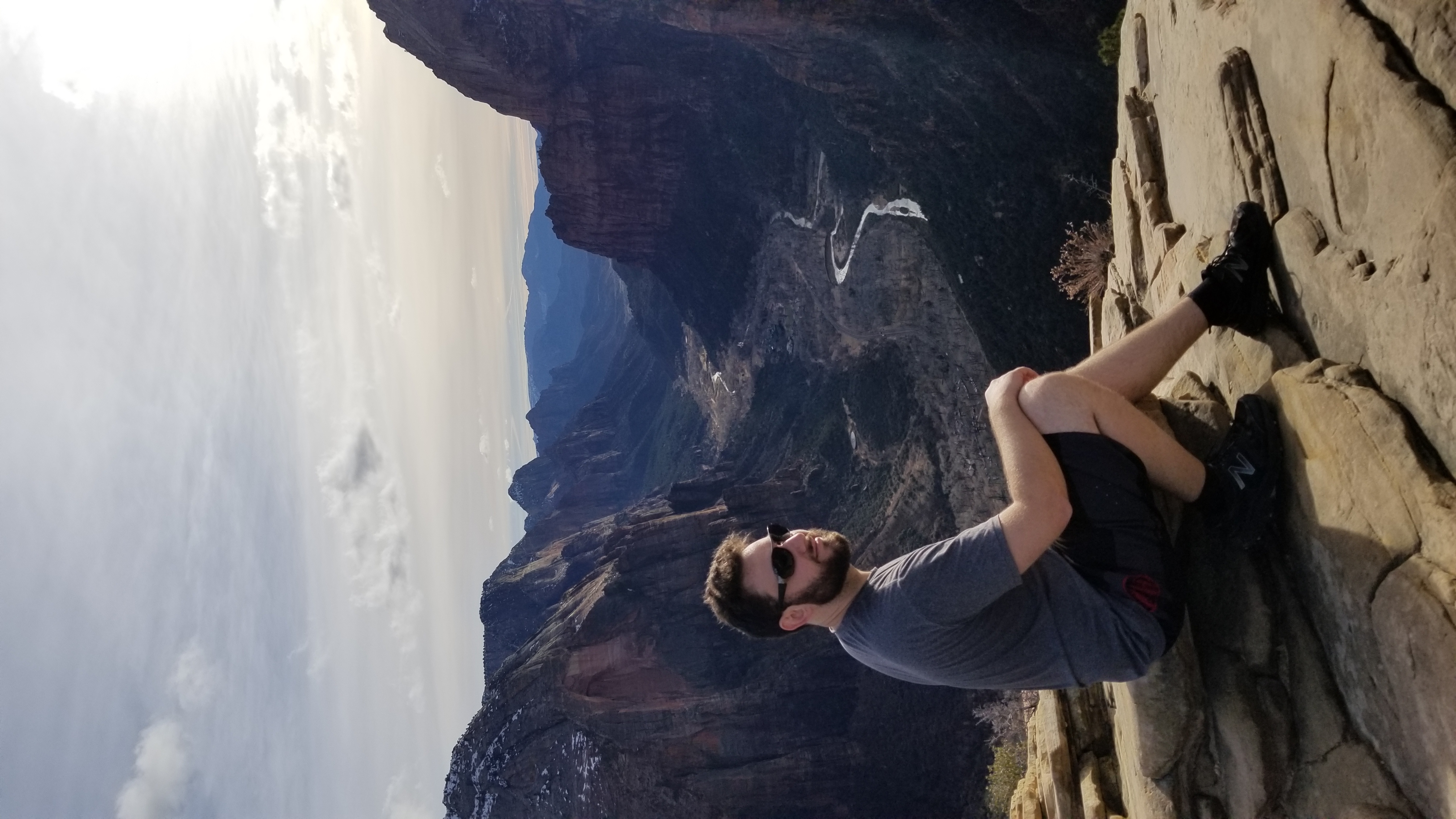 This was our second time on Angel's Landing. Yay!