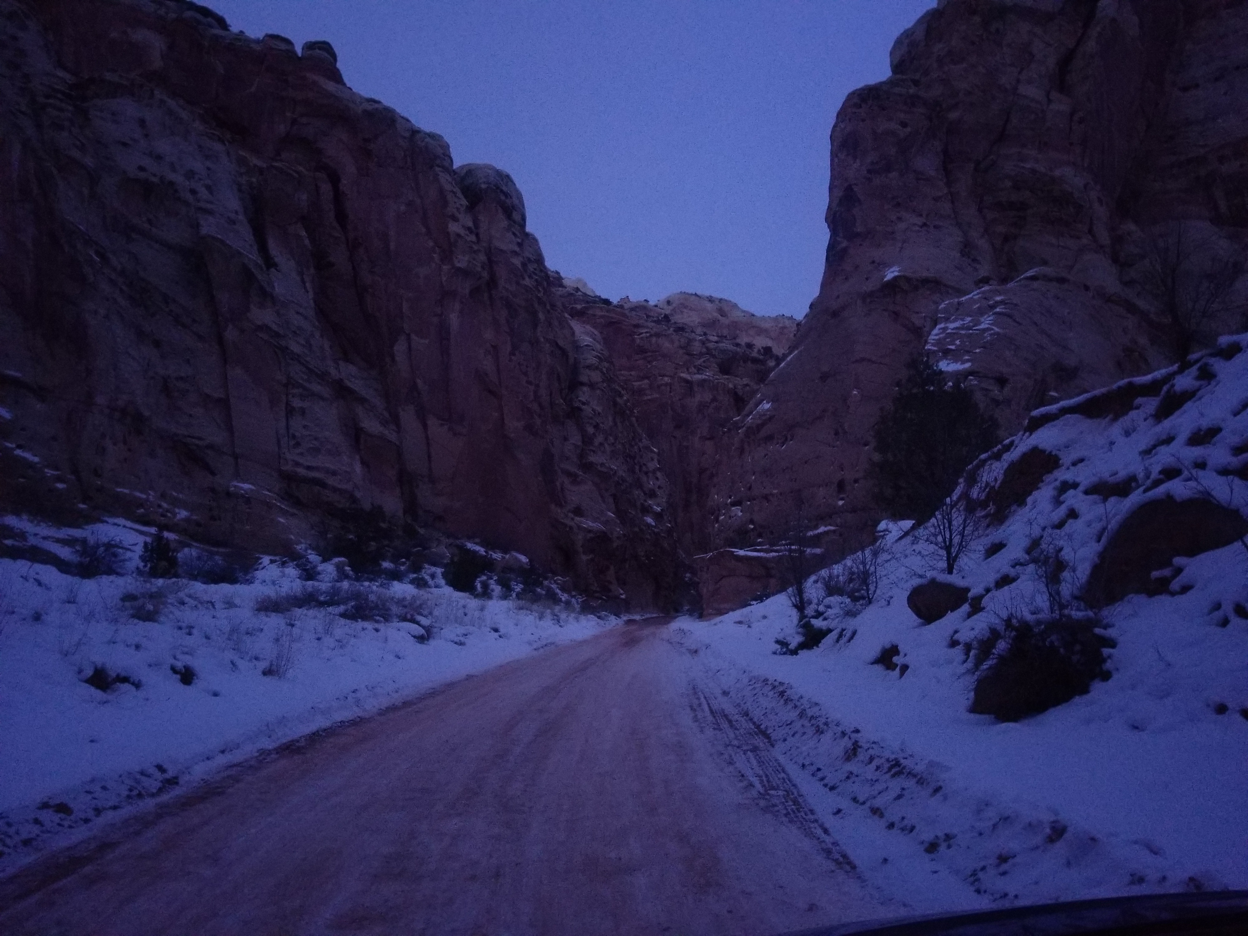 Sundown at Capitol Reef National Park