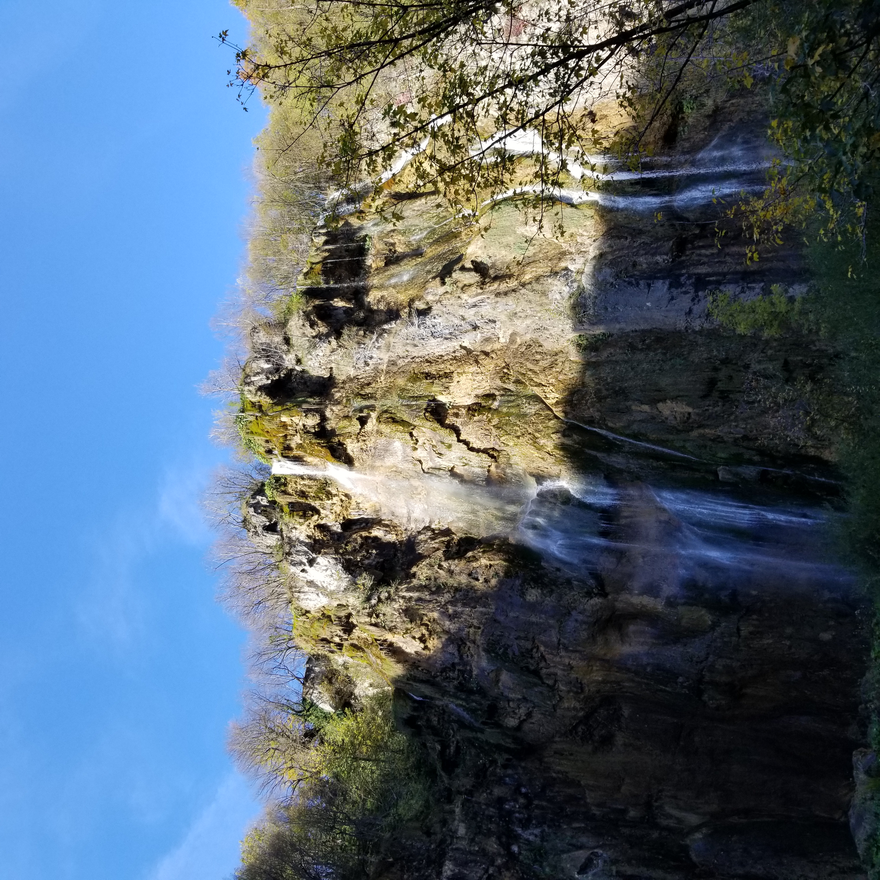 The tallest waterfall in Plitvice Lakes National Park in Croatia at 80 meters tall