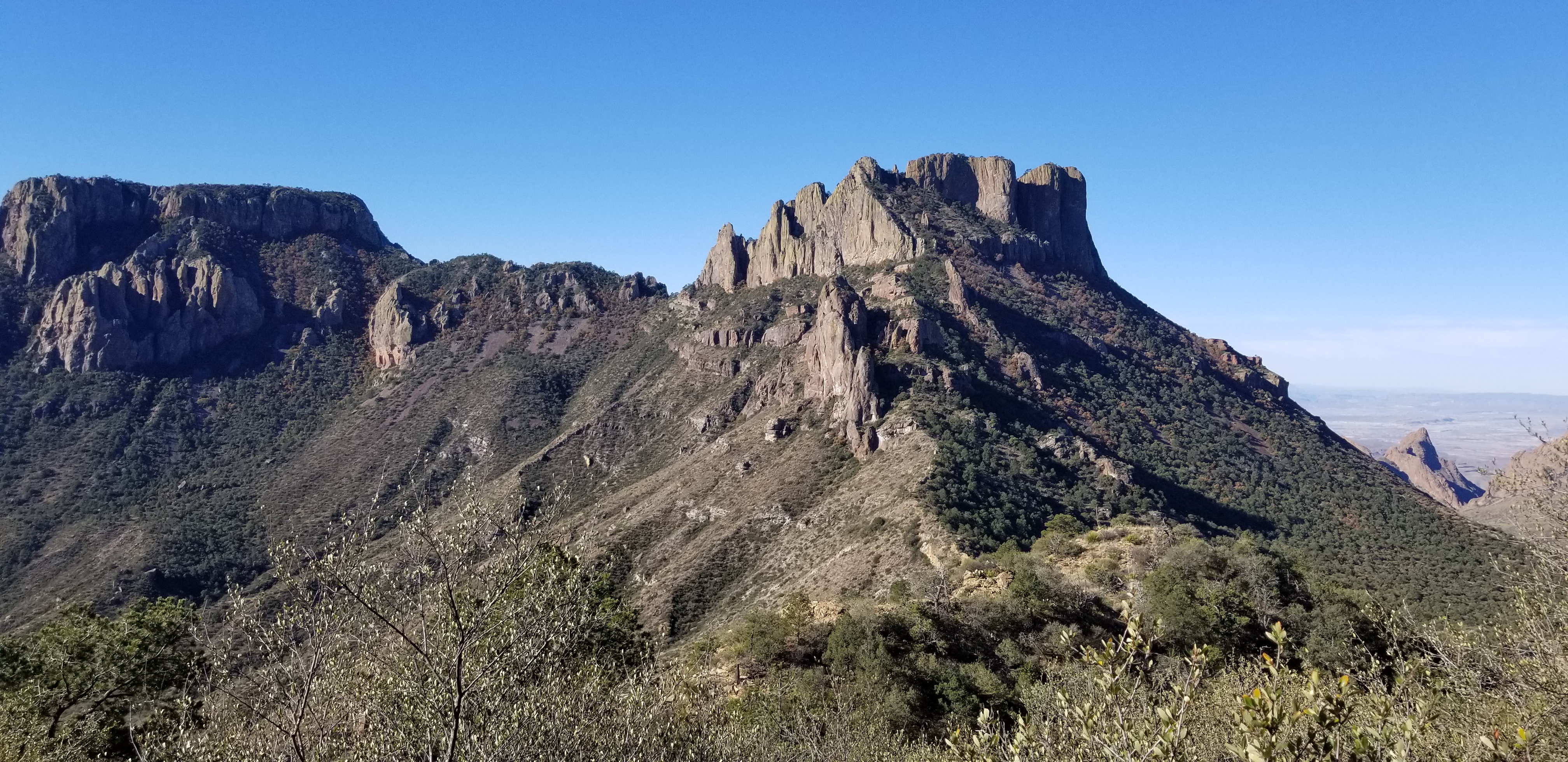 Lost Mine Canyon trail in Big Bend National Park, TX