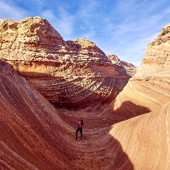 Only 20 permits to hike “The Wave” are handed out each day (10 online and 10 in person). They are handed out as part of a lottery system since so many people want to hike it. Got lucky and won the in person lottery on the first try! The hike did not disappoint. - Arizona