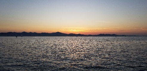 Sunset in Zadar, Croatia