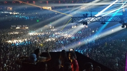 The crowd at the Above and Beyond concert in Prague.