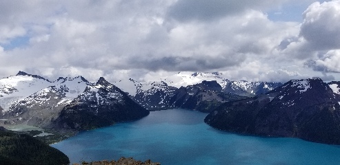 View from the top of Panorama Ridge in Garibaldi Provincial Park