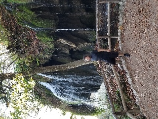 Waterfall in Plitvice Lakes National Park in Croatia