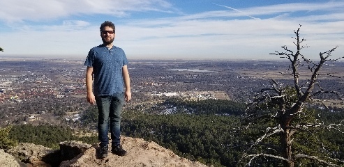 View of Denver from our hike in the Iron Mountains in Colorado