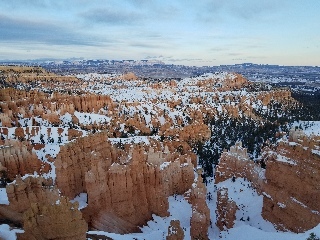 Sunset over Bryce Canyon