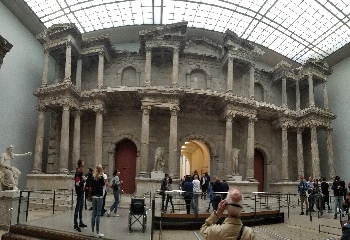 Reconstructed Market Gate of Miletus. Pergamon Museum, Berlin