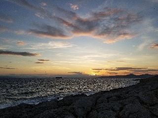 Sunset in Piraeus