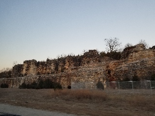 Interesting rock formations in Missouri.