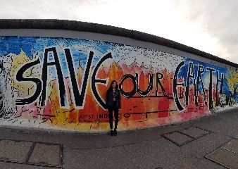 Mural on the Berlin Wall. East Side Gallery, Berlin