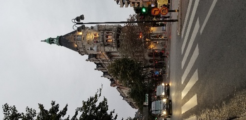 Another apartment building that looks like a castle. Stockholm, Sweden