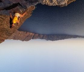 The caldera of Santorini, Greece