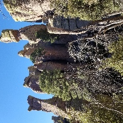 Rock formations in Chiricahua National Monument, Arizona