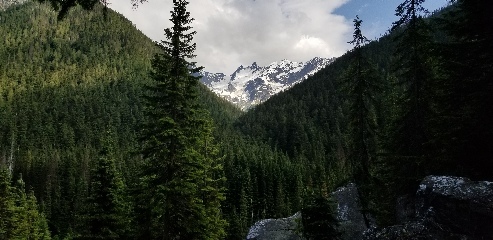 First view of Glacier NP, Canada