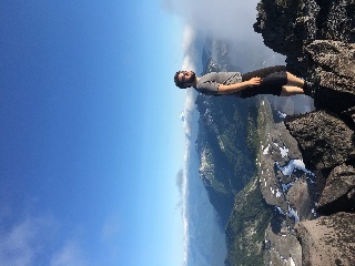 Hiked above the clouds in Mount Rainier NP. Mount Adams is seen in the distance