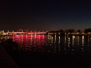 Confluence of the Sava and Danube rivers in Belgrade