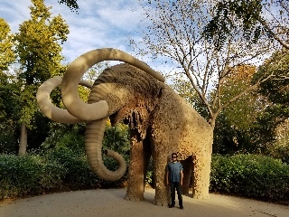 Cool sculpture in Ciutadella Park in Barcelona