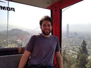 Back to summer! We flew into Santiago, Chile in early January, after a couple of months of US winter. This is an aerial tramway to take you up to the top of a hill overlooking the city