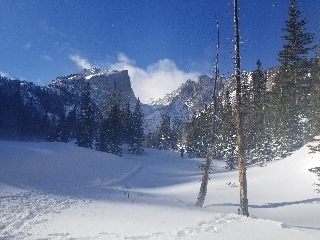 Pretty views during our hike to Emerald Lake in Rocky Mountain NP