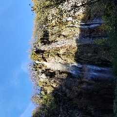 The tallest waterfall in Plitvice Lakes National Park in Croatia at 80 meters tall